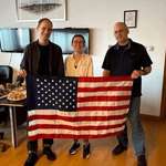 image for First photo of Evan, Alsu, and Paul Whelan after their release from Russia.