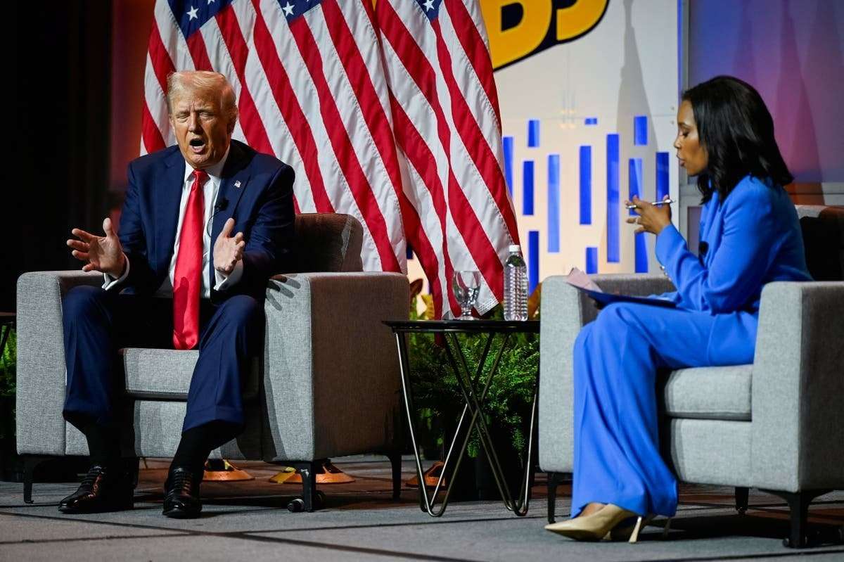 image for #WhenIturnedBlack trends on X as Donald Trump is trolled over claims about Kamala Harris’ race