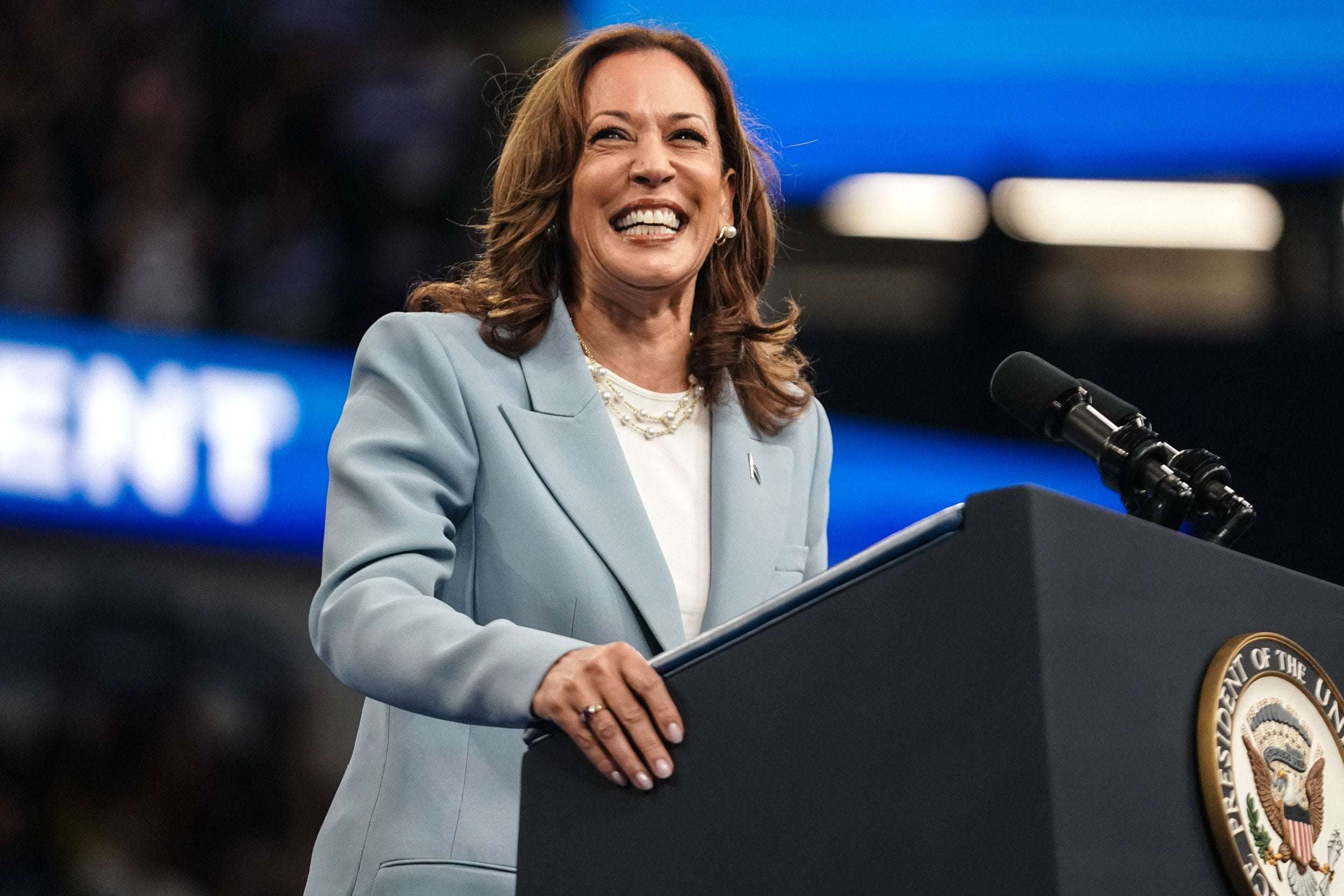 image for Kamala Harris Now Favorite To Win Election for First Time