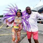 image for 67 year old Toronto Mayor Olivia Chow getting ready to participate in the city’s Caribana parade.