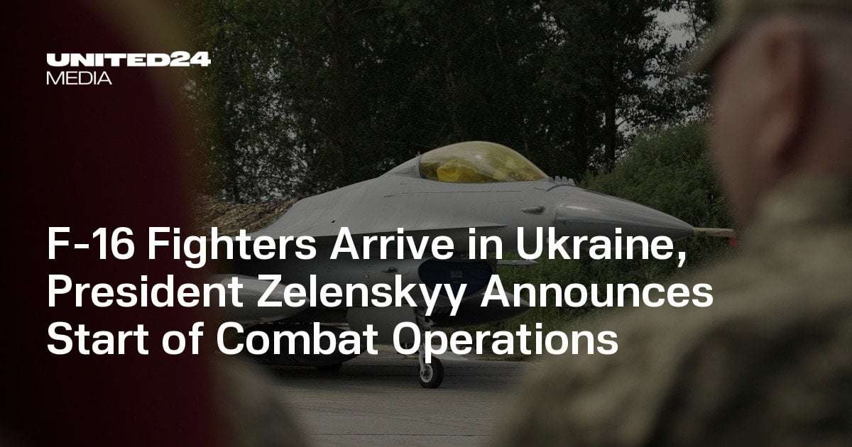 image for Ukrainian Air Force Enhances Defense with F-16 Fighters Arriving from Denmark