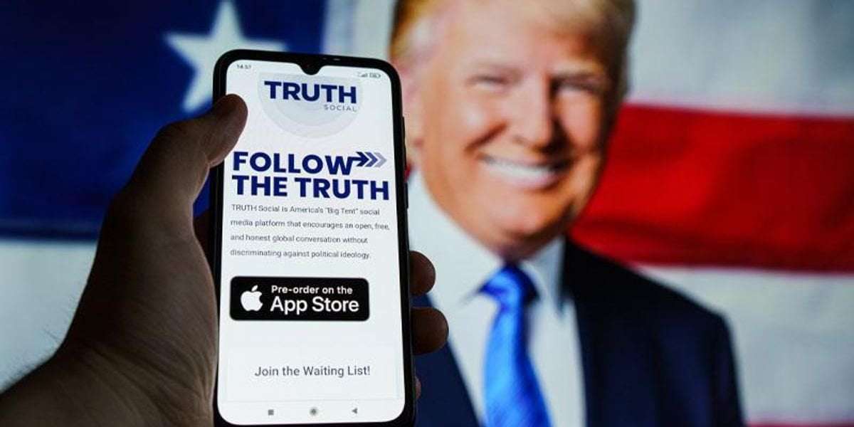 image for 'Trump is a coward' now trending on ex-president's own social media network