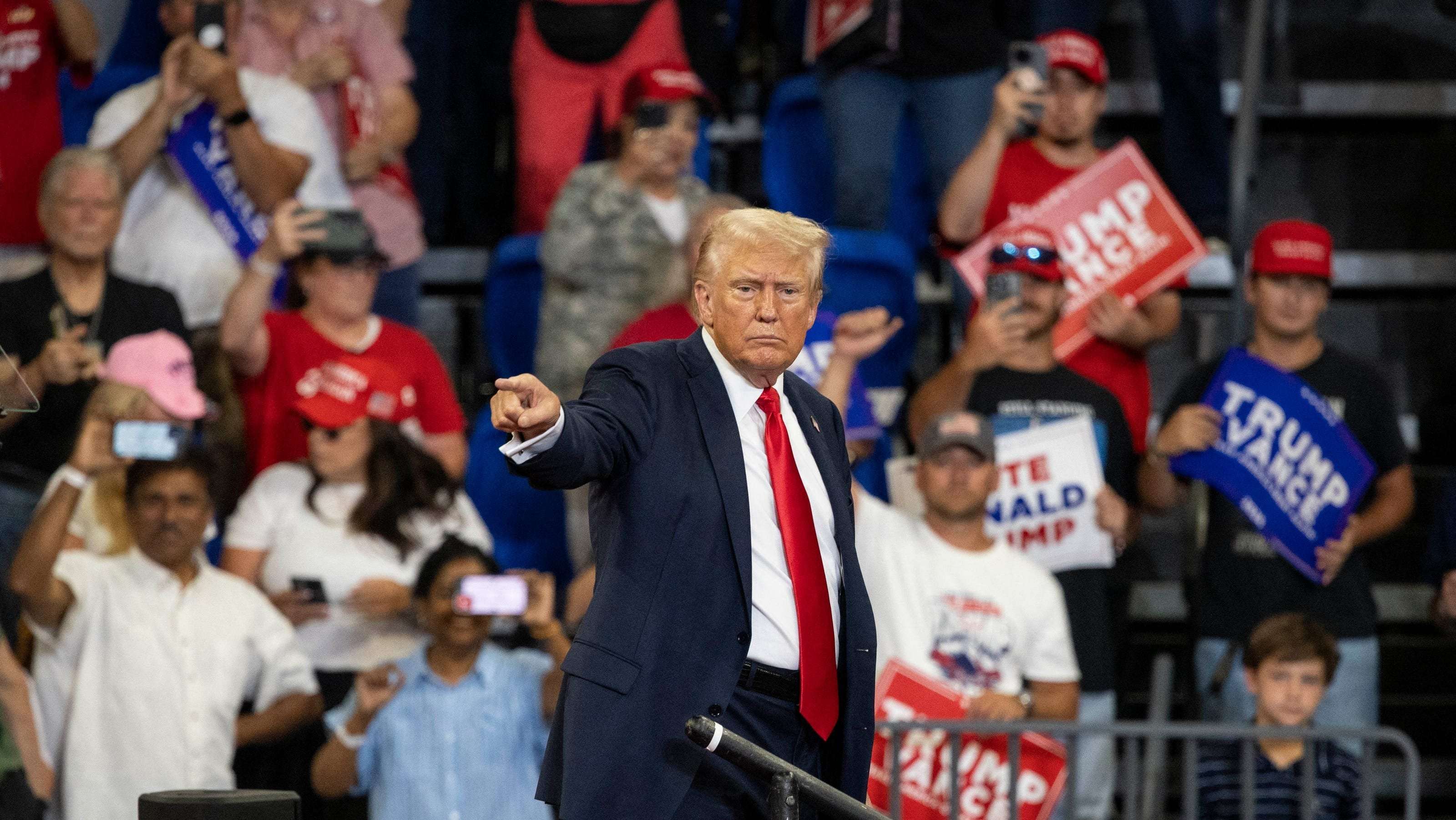 image for Has Harris finally broken Trump? He's flailing, glitching and running scared.