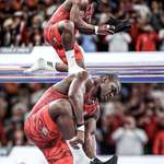 image for After winning 5 consecutive Gold Medals Mijaín López retires leaving his boots on the mat.