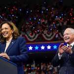 image for Harris holds first rally with VP pick Walz