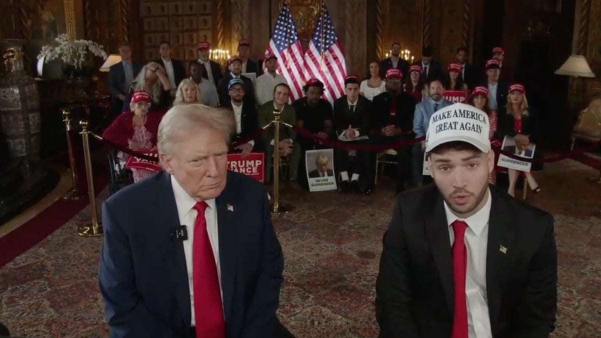 image for Trump tells Adin Ross he wants to ‘fire’ Black journalist who grilled him onstage