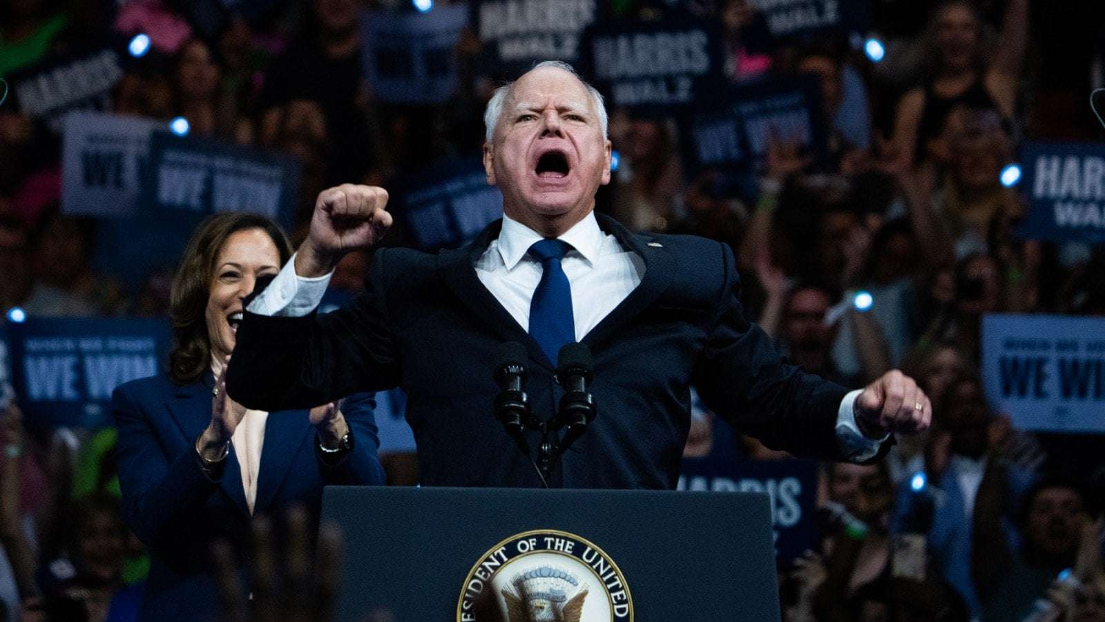 image for Harris Campaign Plans to Deploy Tim Walz as Her Anti-MAGA ‘Sledgehammer’