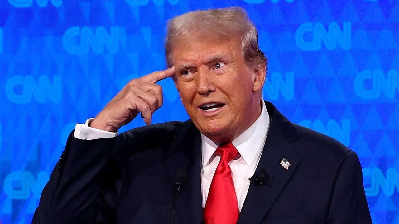 image for Trump Spews Lies, Disparages Harris’s Intelligence, Insults Jews, and Rambles About “Insane Asylums” in Unhinged Press Conference