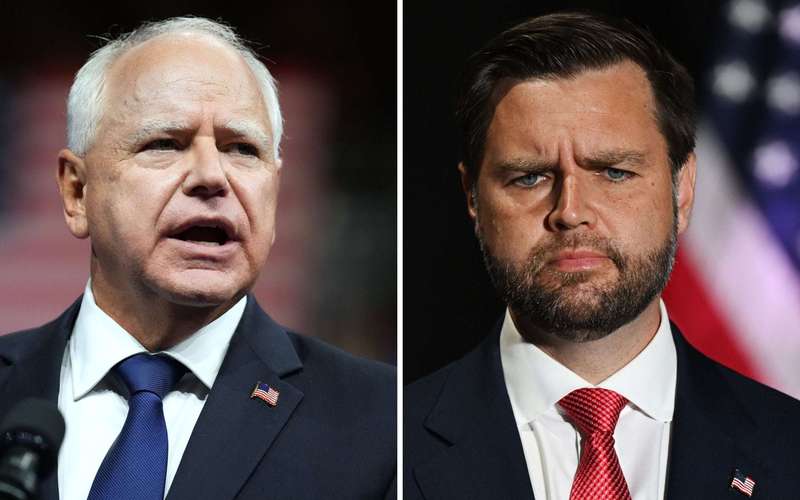 image for Tim Walz's Approval Rating Surges as JD Vance's Falls