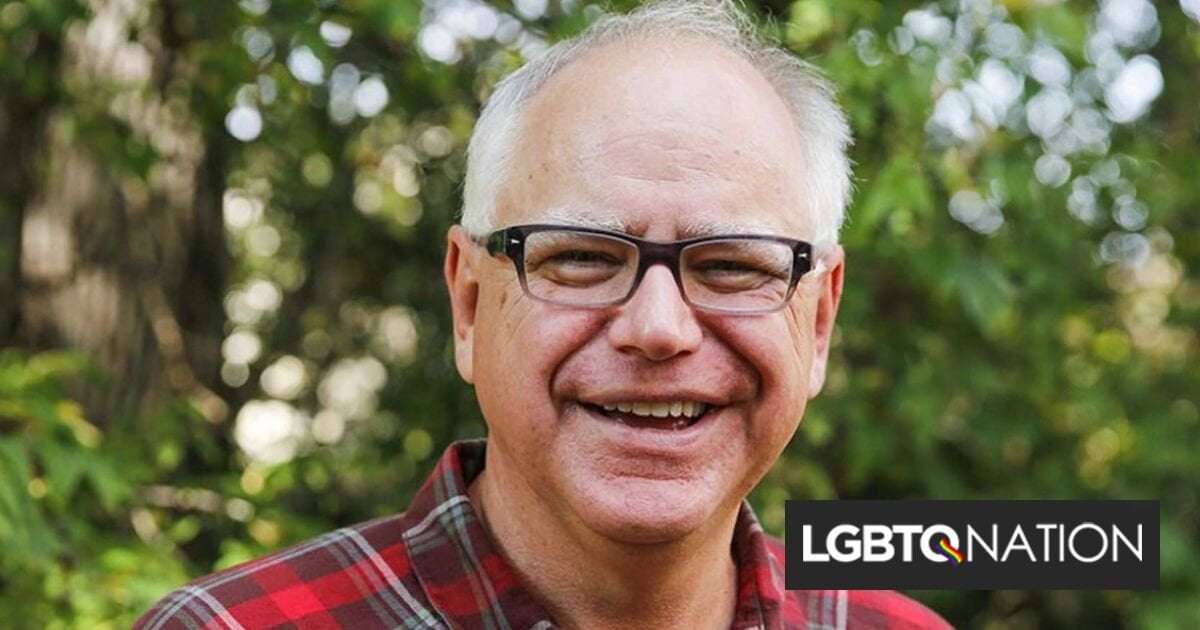 image for Gay student says “Coach” Tim Walz protected him from homophobic bullies