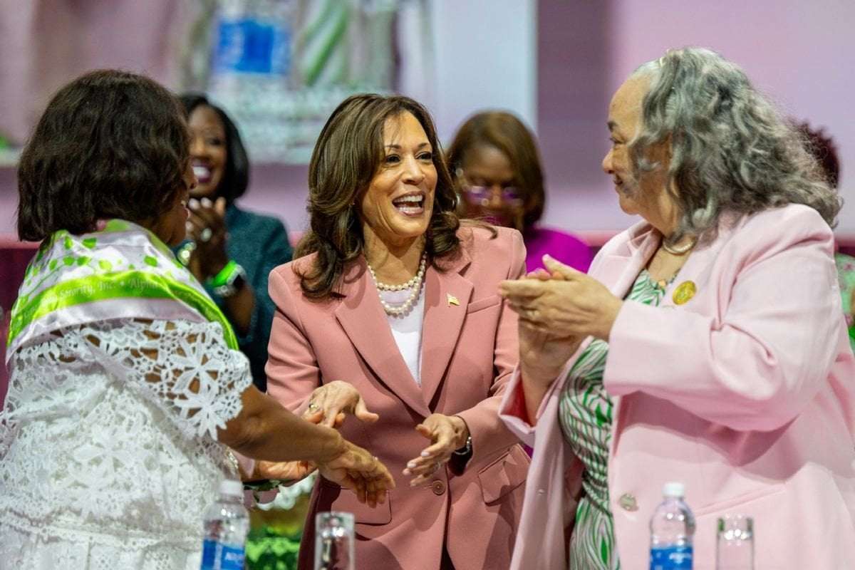 image for Harris' historically Black sorority, Alpha Kappa Alpha, files to form a PAC