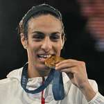 image for Imane Khelif is the first Algerian, Arab and African woman to win boxing gold at Olympics, 9/8/2024