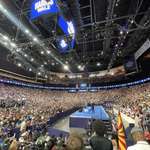 image for Harris and Walz set a record for the largest rally in Arizona, packing a 20,000 arena in Phoenix.