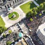 image for Northern Ireland - Racist rally on the left vs anti-racist rally on the right