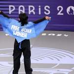 image for Afghan Olympian Manizha Talash was disqualified for showing a political slogan at Paris Olympics