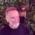 image for Last picture of Robin Williams, who we lost ten years ago today.