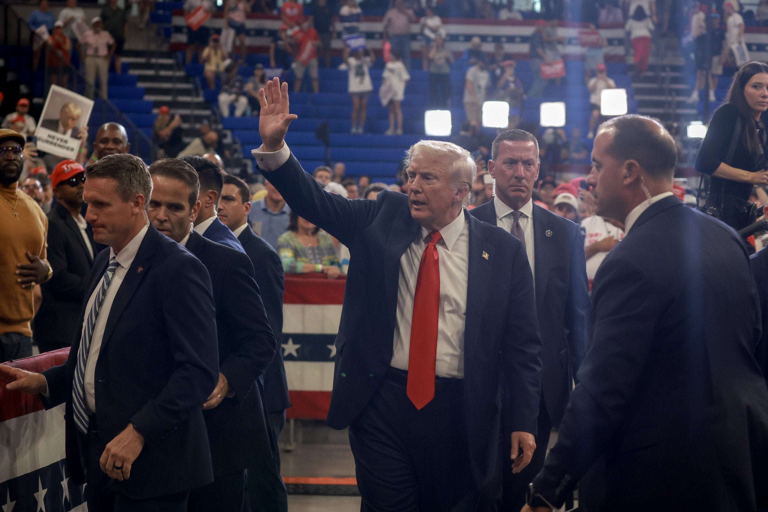 image for Trump Campaign Forced to Pay North Carolina City $82k in Advance for Rally