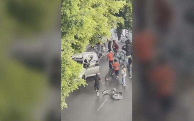 image for Mob of teens destroys car and brutally beats driver in downtown Los Angeles