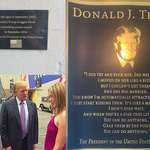 image for Plaque placed in dishonor of Trump's comments in the Access Hollywood tape