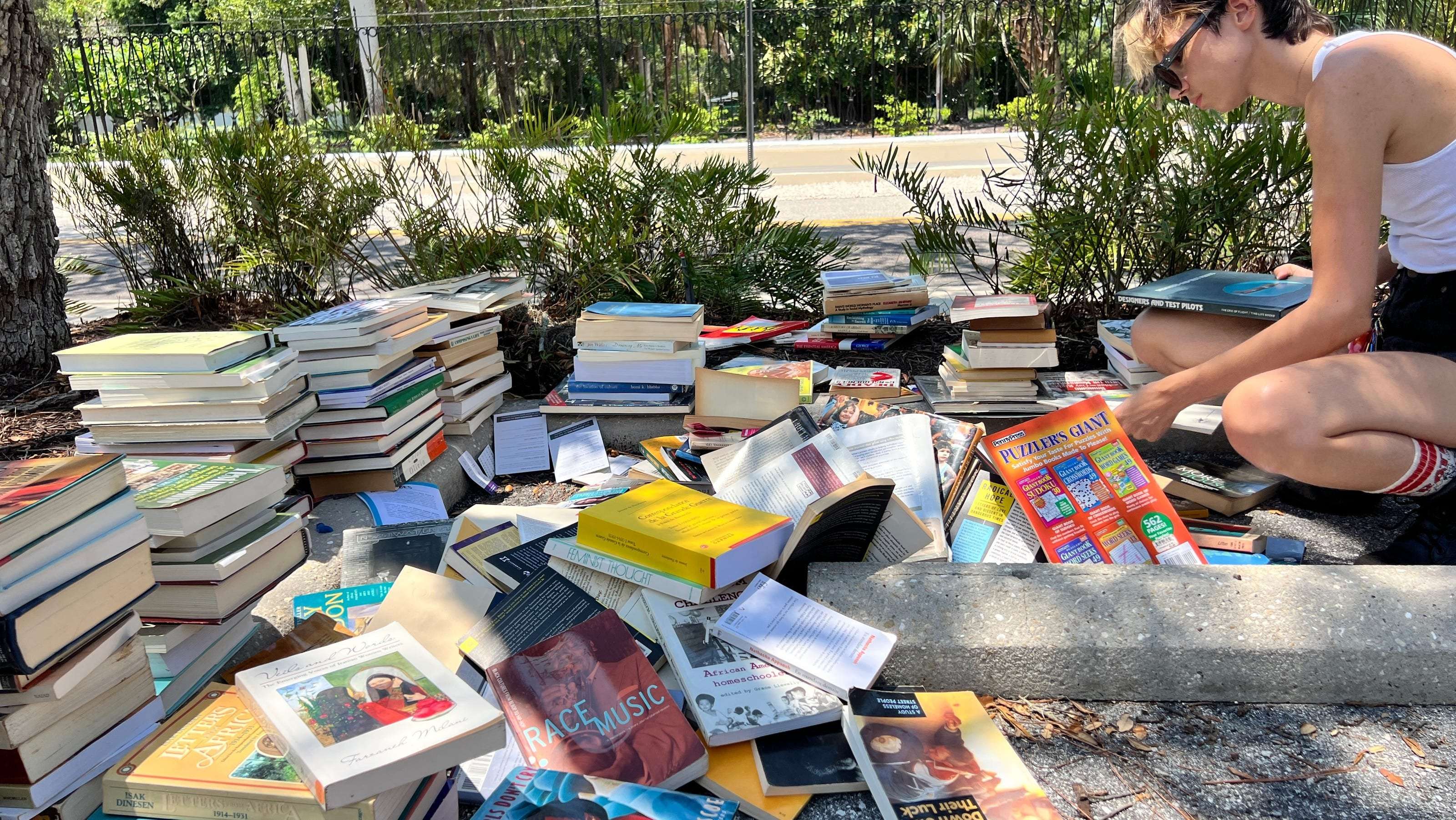 image for New College of Florida tosses hundreds of library books, empties gender diversity library