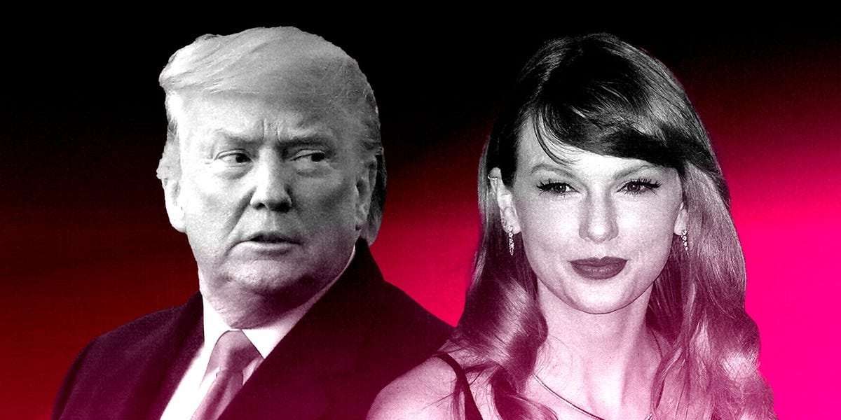 image for Trump shared dubious images purporting to show 'Swifties for Trump,' and some Swifties are furious