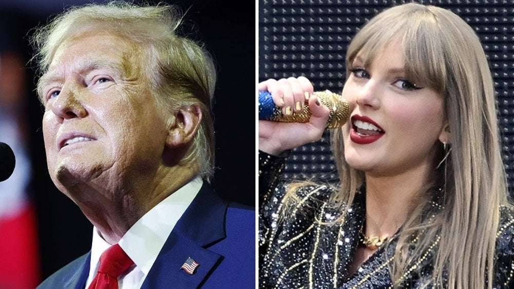 image for Donald Trump Falsely Claims Taylor Swift Has Endorsed Him by Posting AI Images: ‘I Accept’