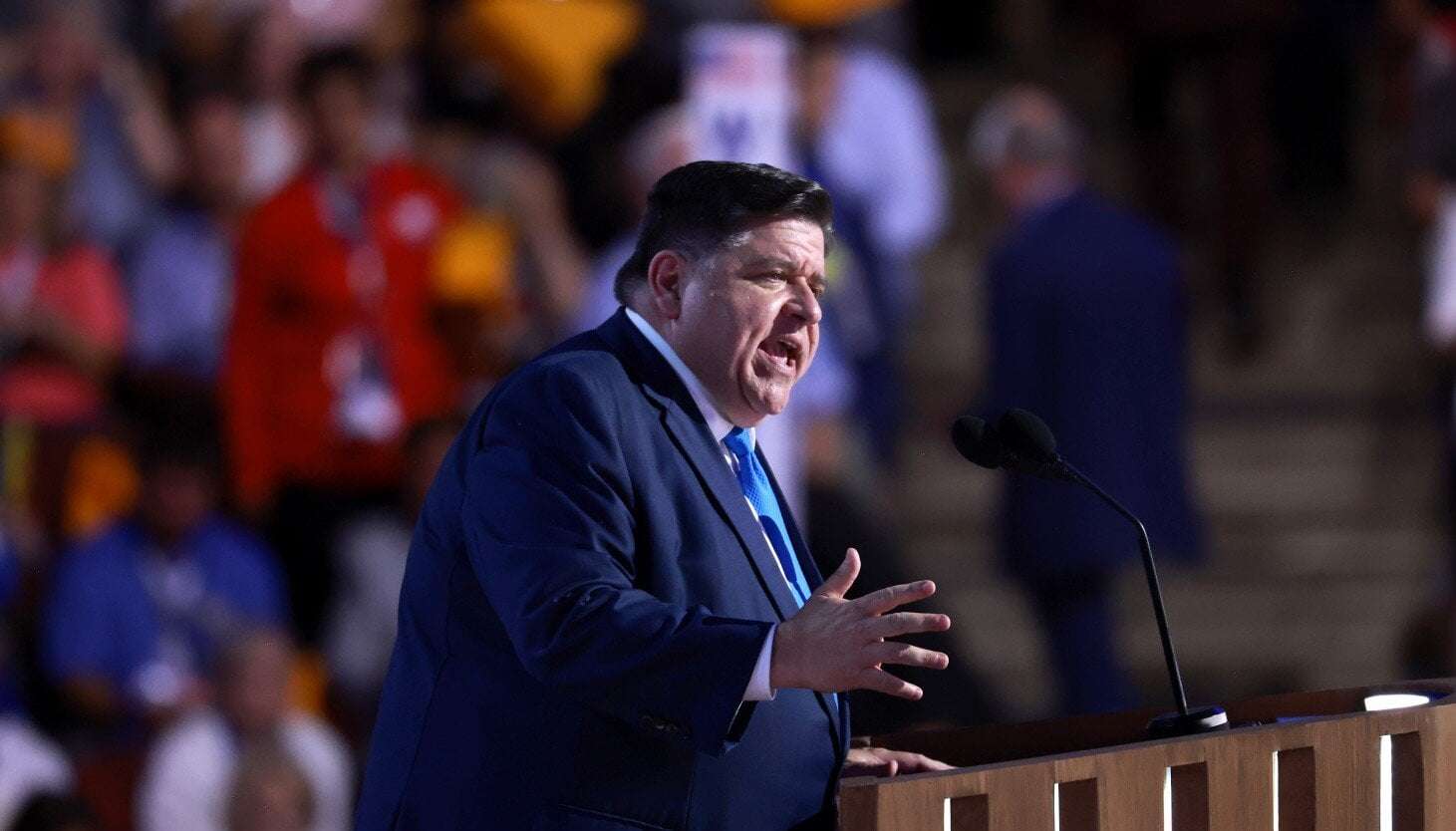 image for Pritzker on Trump: ‘Take it from an actual billionaire, Trump is rich in only one thing: stupidity’