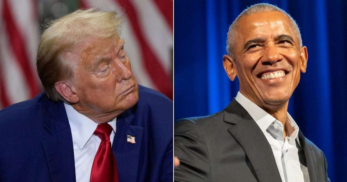 image for Trump Sure Seems Pissed Off Over The Obamas' DNC Jabs
