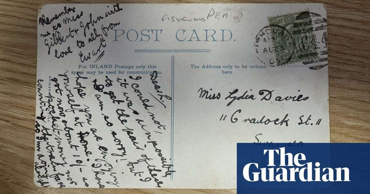 image for Postcard sent 121 years ago finally arrives at Swansea address