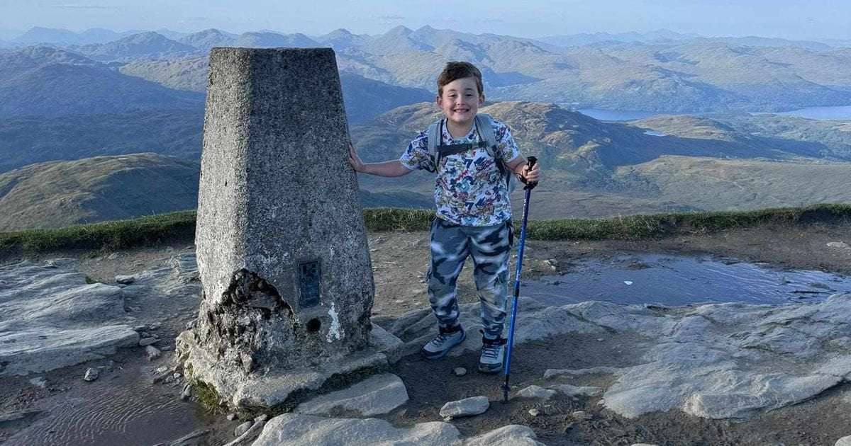 image for Dad's pride as inspirational little boy defies odds in Ben Lomond hike