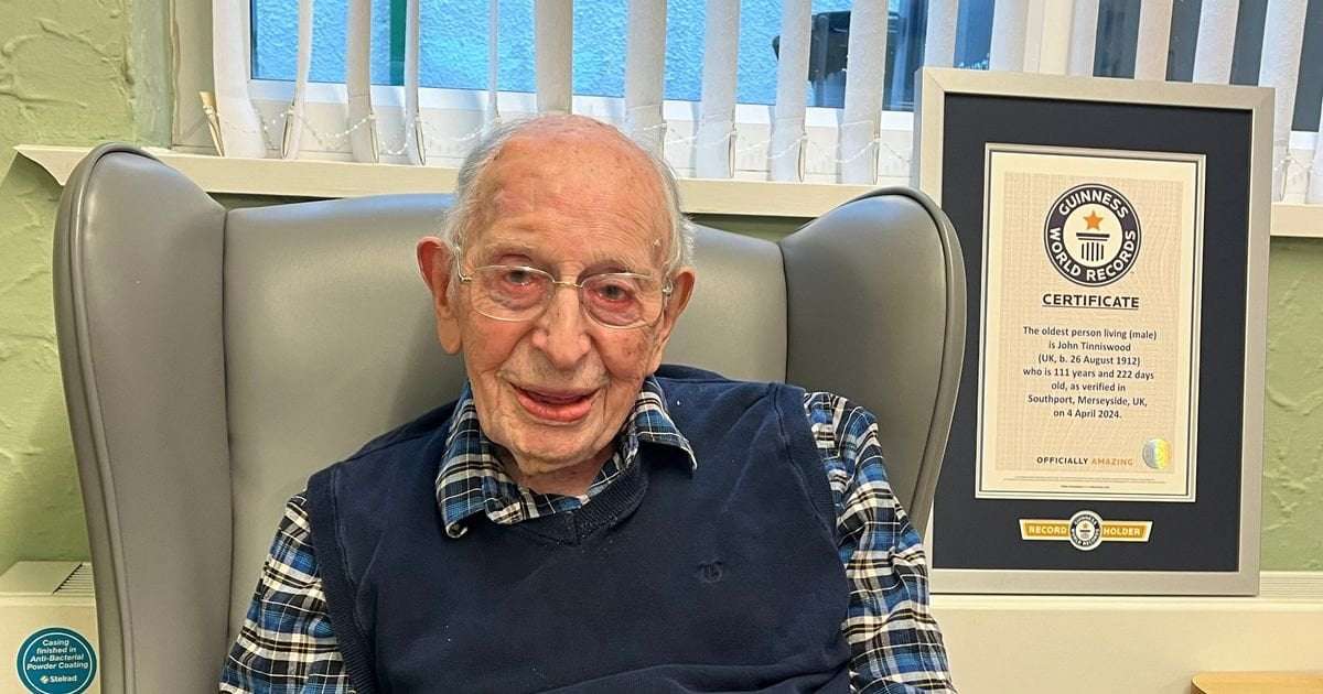 image for World's oldest man says 'it's just luck' as he celebrates 112th birthday