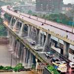 image for A bridge during rainy season in India