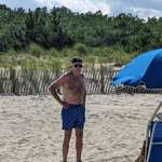 image for Joe Biden shirtless at the beach while on vacation