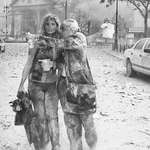image for Survivors Of The World Trade Center (North Tower) Wandering In The Dust after the collapse