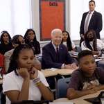 image for Joe Biden in school