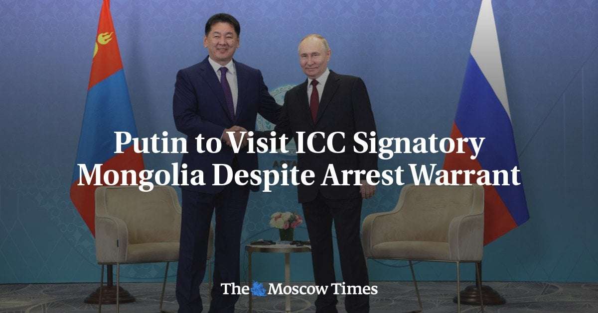 image for Putin to Visit ICC Signatory Mongolia Despite Arrest Warrant