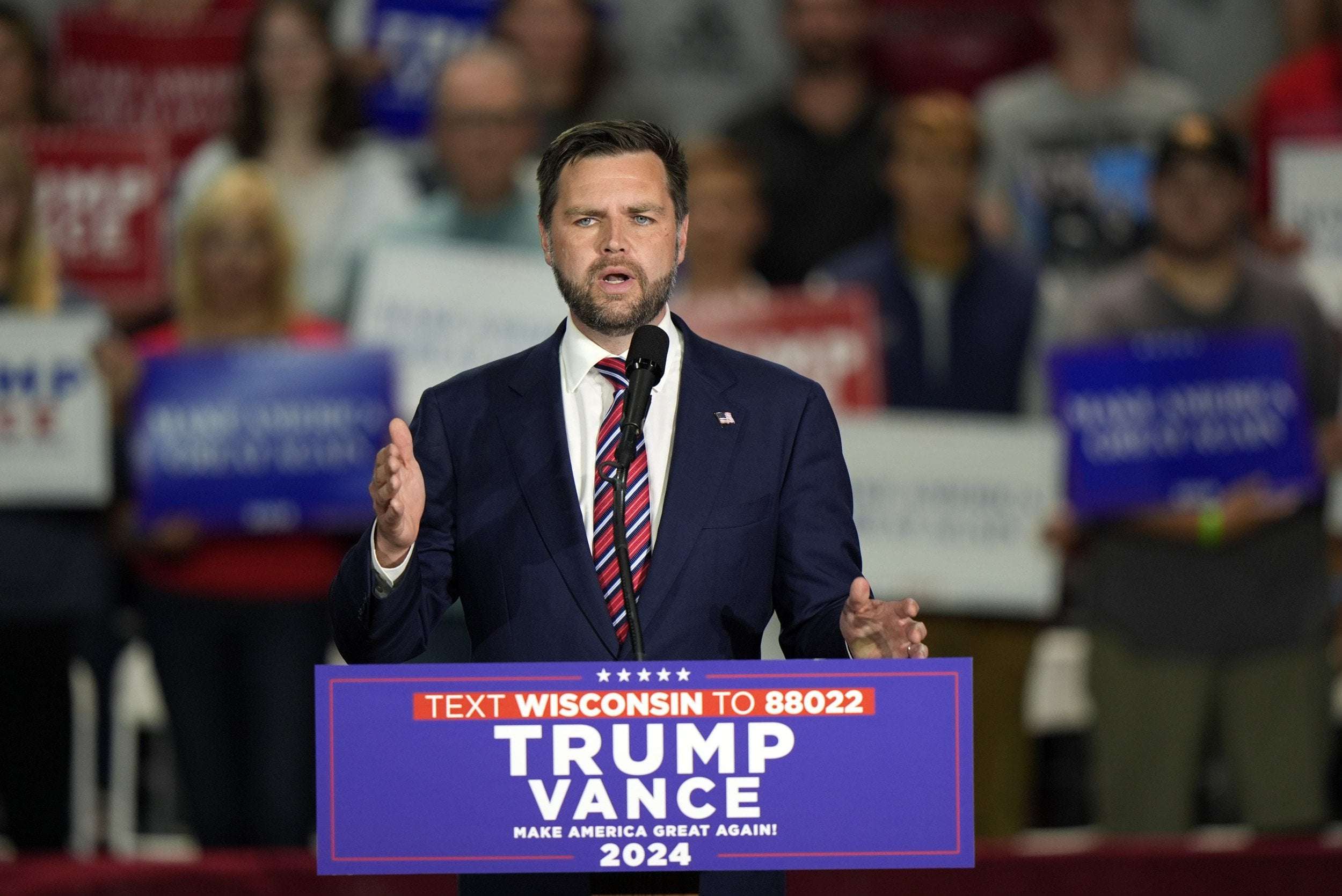 image for JD Vance Says He Doesn't Need To Prepare for Debate With Tim Walz