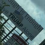 image for Billboard asking people to leave Trump alone in Mid Florida