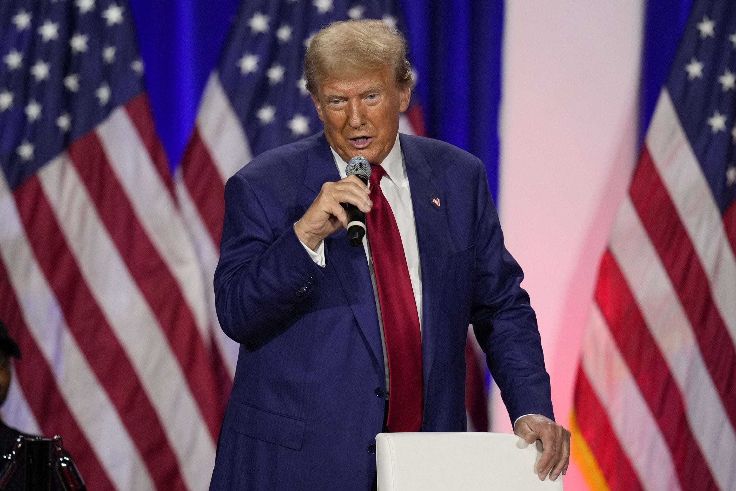 image for Trump complains he spent '$100 million' to beat Biden before he dropped out