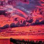 image for Sunset in Henley Beach, South Australia 24/8/24