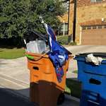image for I love that the dumpster is orange