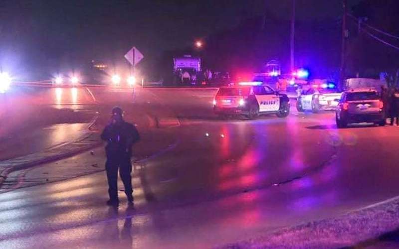 image for Oak Cliff, Dallas: Police officer killed two others injured after finding officer shot in marked squad car