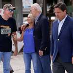 image for President Biden and Gov. DeSantis visit Fort Meyers, Florida after Hurricane Ian (2022)