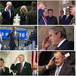 image for US Presidents saluting