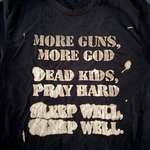 image for Made this shirt last week with song lyrics. Seems appropriate even more so now.