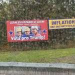 image for Some moron translated a Trump sign into Latin instead of Spanish