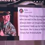 image for In 2022 the Vikings duped into giving Johnny Sins (porn actor not veteran)a shoutout for his service