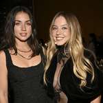 image for Ana de Armas and Sydney Sweeney yesterday at Road to the Golden Globes Party