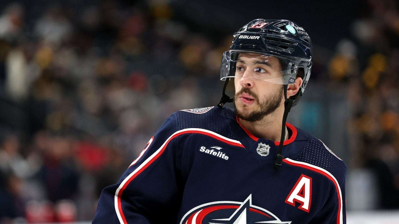 image for Johnny Gaudreau's widow announces pregnancy with their 3rd child at memorial service