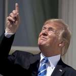 image for Donald Trump - Staring Directly into Solar Eclipse